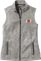 Biggby Bobcats Ladies Sweater Fleece Vest